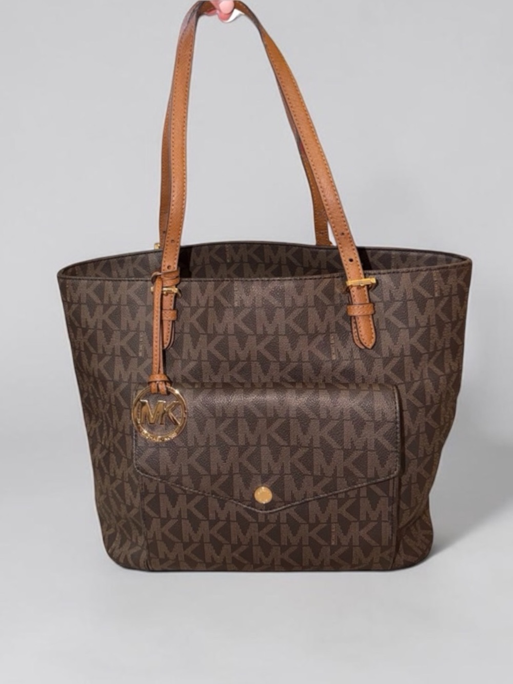 Michael Kors MK Signature Jet Set Large Tote
